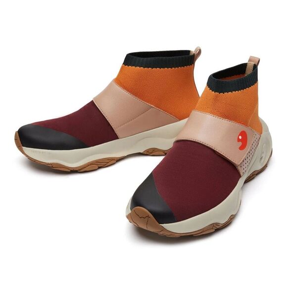 UIN Men's Walking Shoes Non-Slip Comfort Sneakers(BROWN CAZORLA)New No Box - Picture 1 of 9